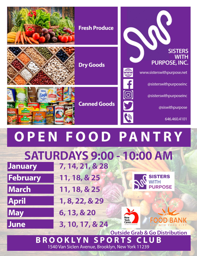 SISTERS WITH PURPOSE FOOD PANTRY 2023