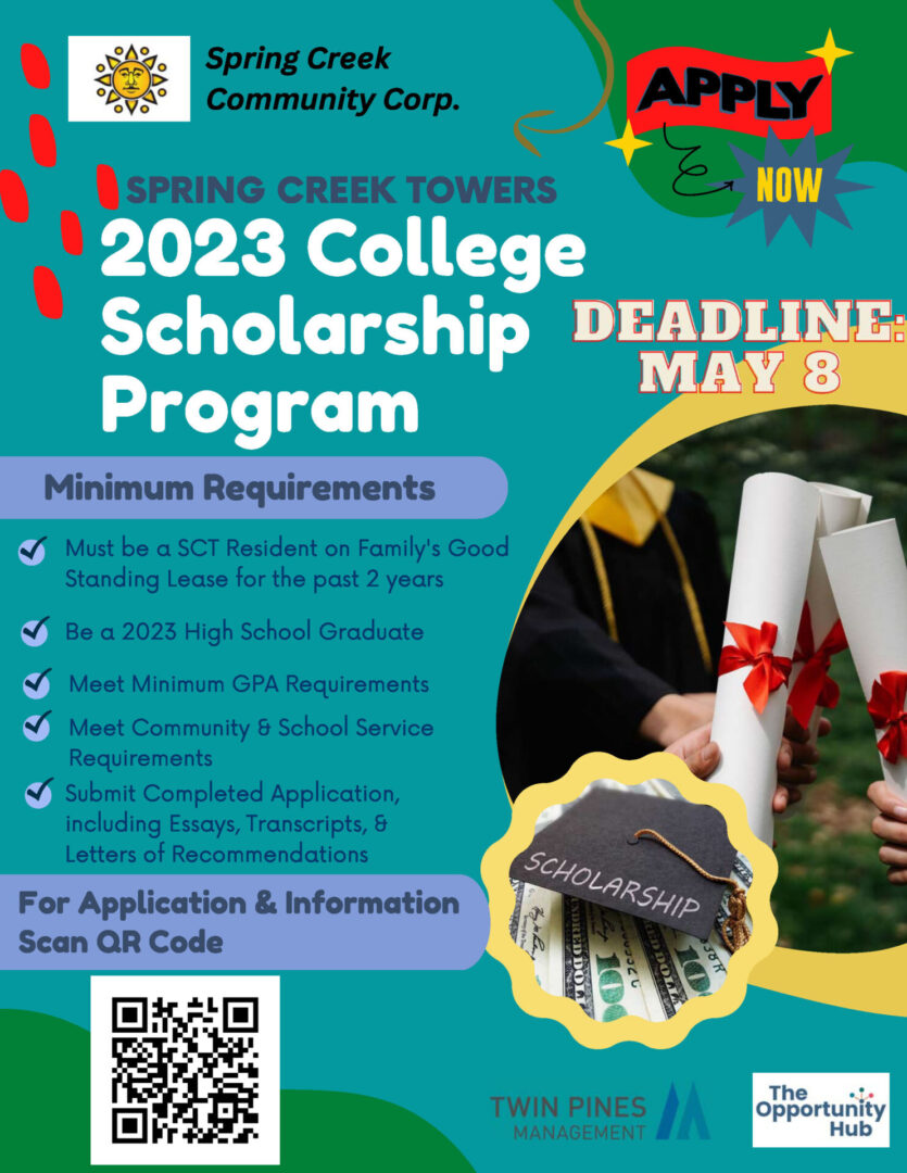 2023 SCT Scholarship Program Flyer