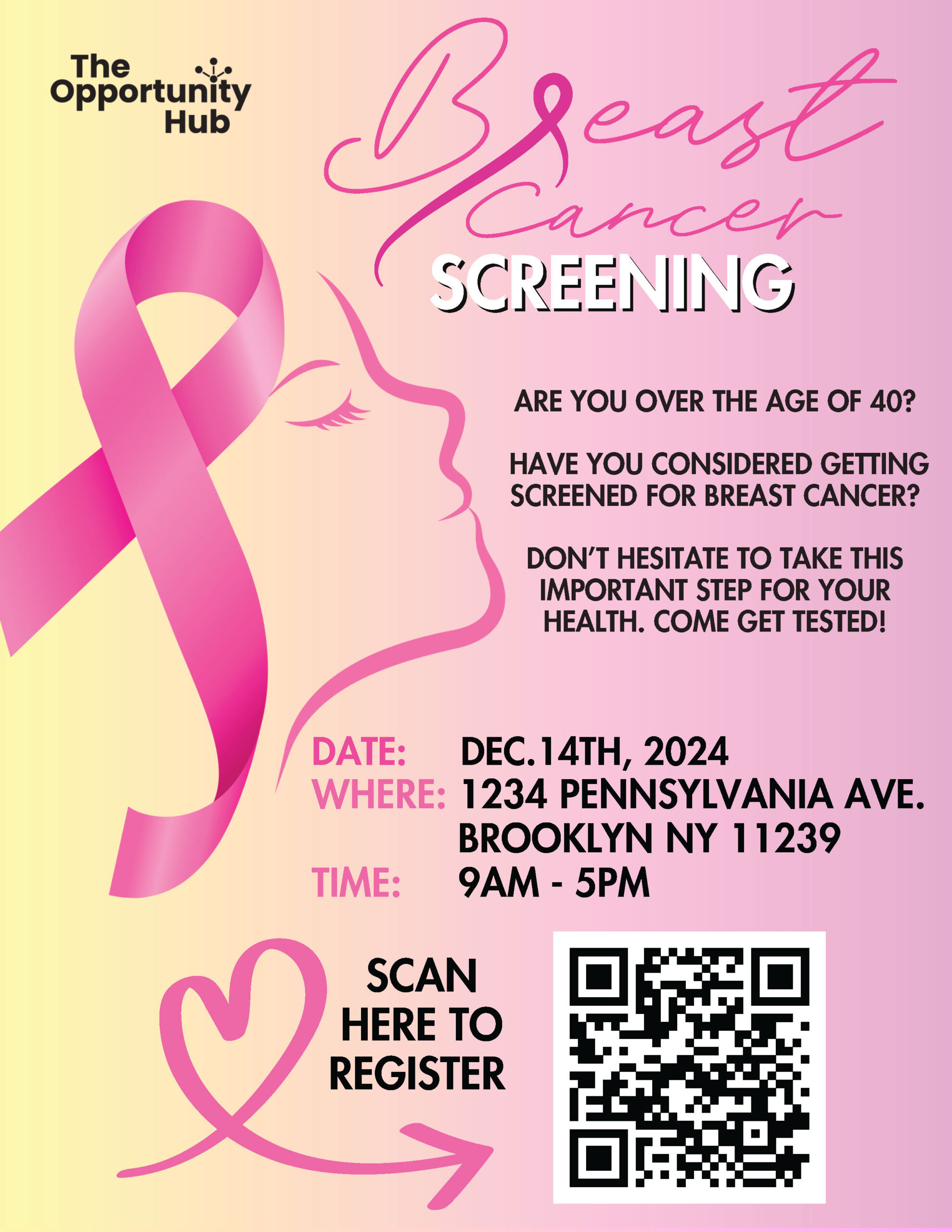 breast cancer flyer